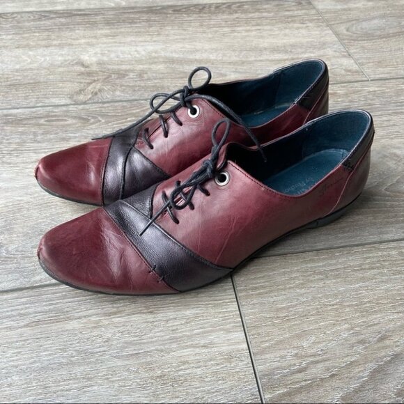 Dorking Shoes - Dorking Made in Spain Smooth Leather Oxford Lace Up